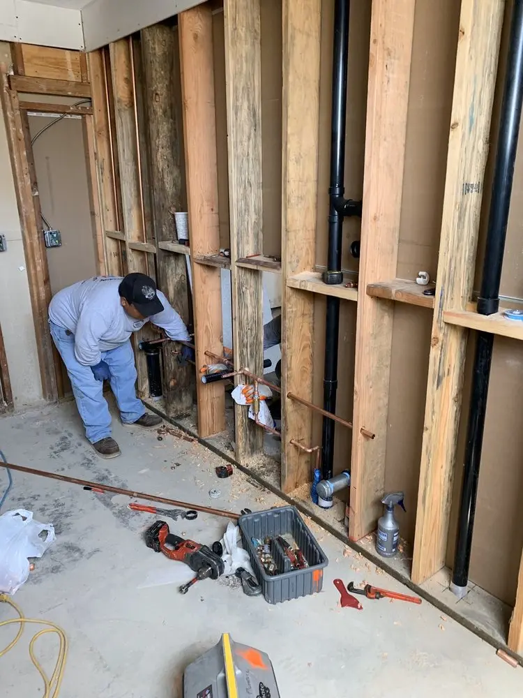 Commercial rough-in plumbing for Commercial Plumbing in Hilltown